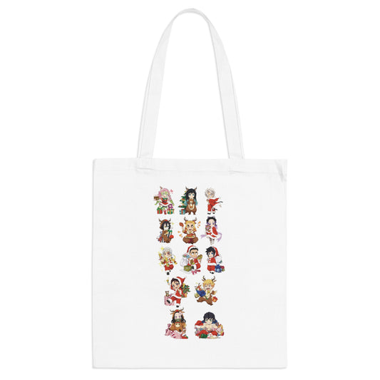Christmas Demon Slayer Inspired Tote Bag Printify