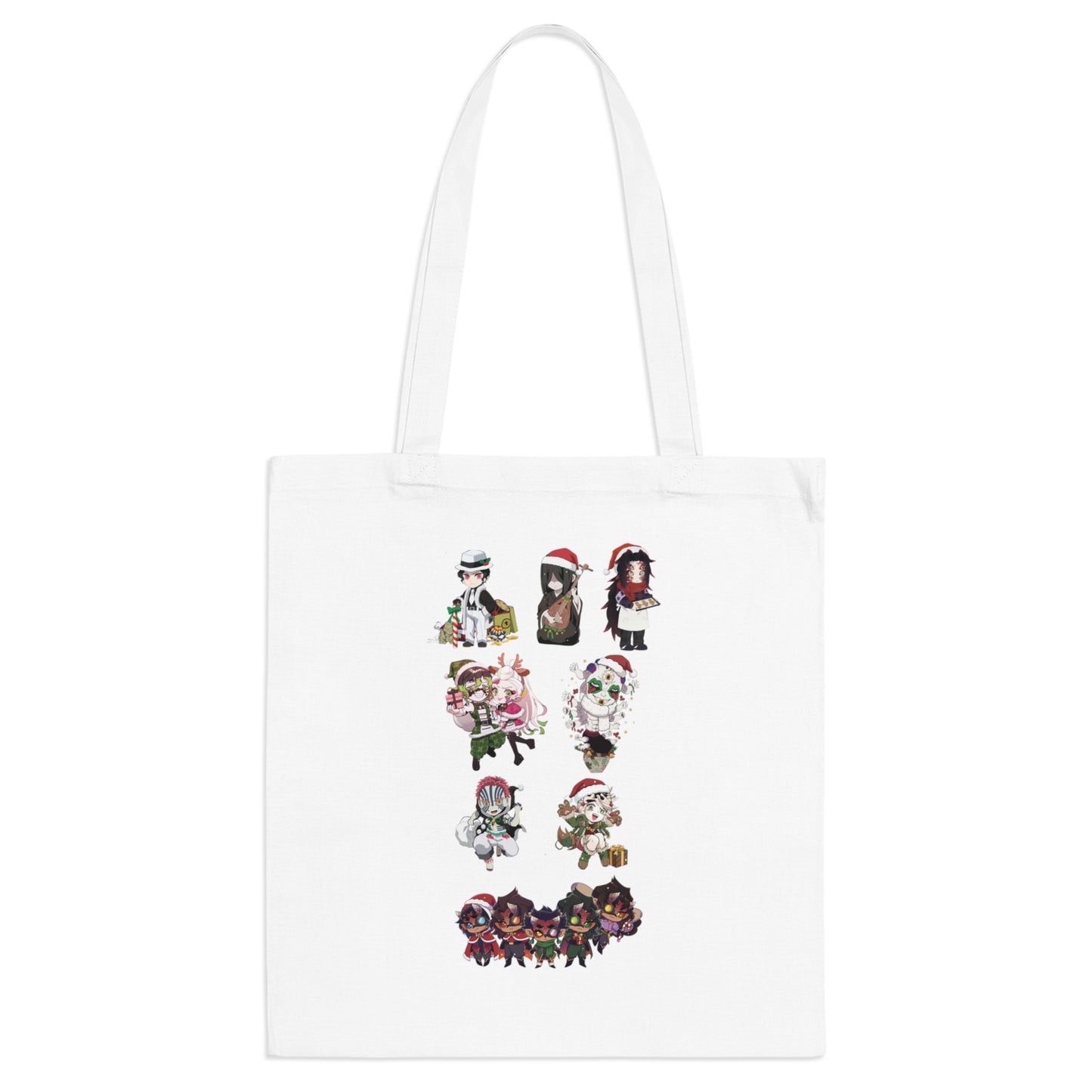 Christmas Demon Slayer Inspired Tote Bag Printify